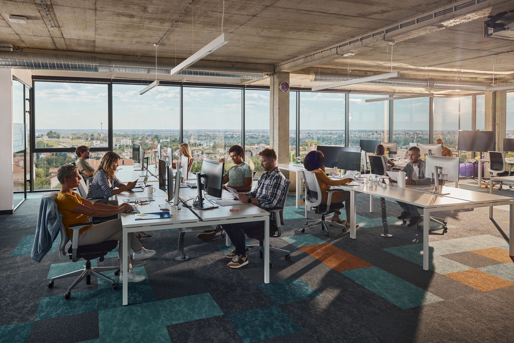 Technology team supporting secure digital operations